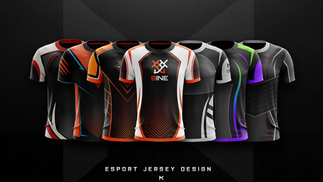 Customized Sublimation Esports Jersey Gaming Shirt E-Sports Wear