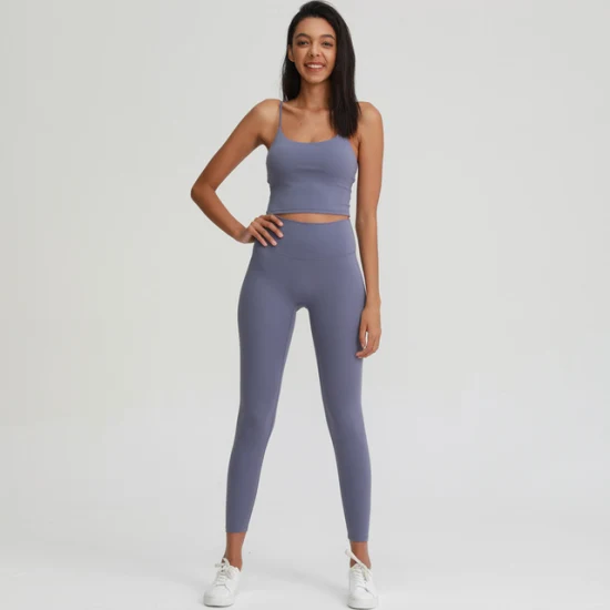 Ropa deportiva para mujer, ropa deportiva informal, conjunto de entrenamiento de 2 piezas, ropa de gimnasio sin costuras para mujer