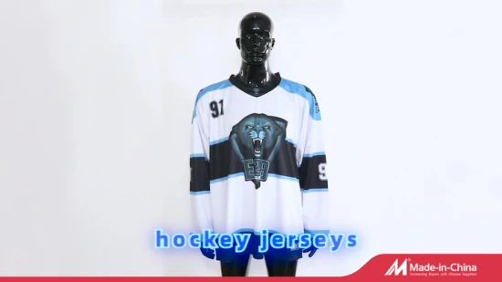 Uniforme de hockey sobre hielo personalizado Full Dye Sublimation Reversible Practice Jersey Hockey Jersey