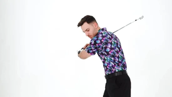 Fabricante de prendas de vestir de China al por mayor bordados personalizados camisetas de golf para hombres deporte de sublimación camisetas de polo de secado rápido para hombres